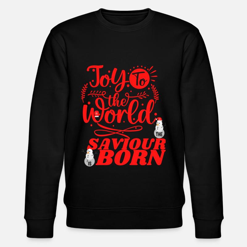 Joyeux Noël et Bonne Année - Sweat bio CHANGER Stanley/Stella Unisexe - noir