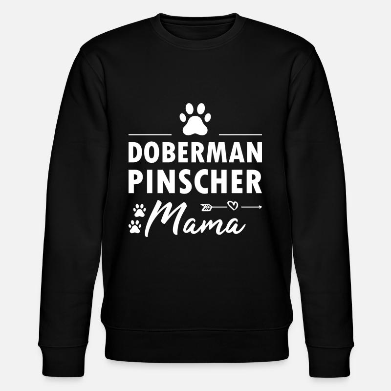 Doberman Pinscher Mama - Sweat bio CHANGER Stanley/Stella Unisexe - noir