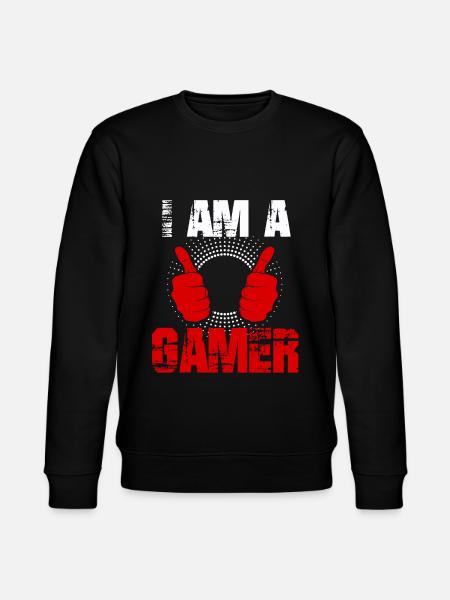 Gamer Gambling Gamepad Videospil Teenager - Stanley/Stella økologisk unisex-sweatshirt CHANGER  - sort