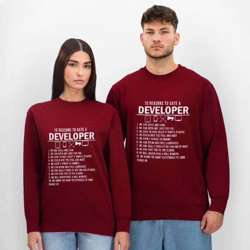 Software developer programming programming Stanley/Stella CHANGER Unisex Organic Sweatshirt