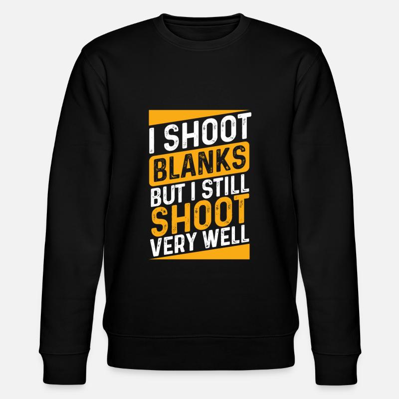 Vasectomy Surgery Shoot Blanks Swim Vasectomies - Stanley/Stella Unisex Bio-Sweatshirt CHANGER  - Schwarz