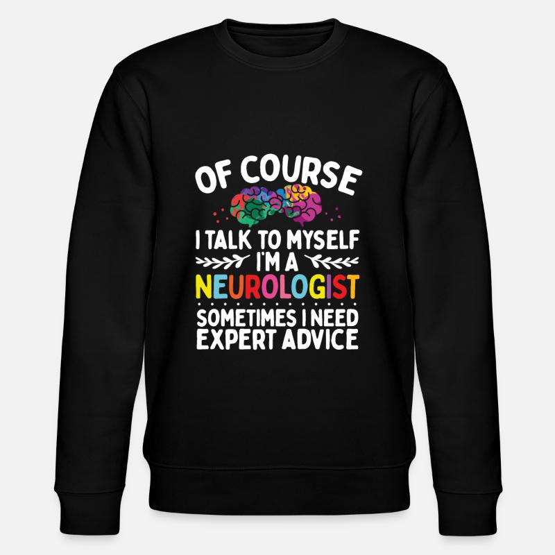Neurologist Brain Surgery Brain Scan - Stanley/Stella Unisex Bio-Sweatshirt CHANGER  - Schwarz