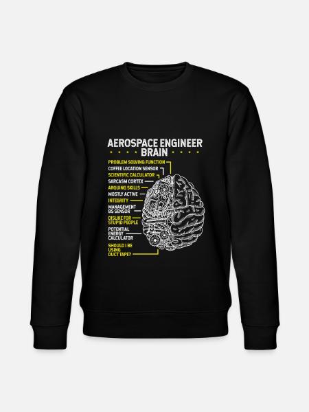 Aerospace Engineering Aerospace Engineer - Stanley/Stella CHANGER Unisex Organic Sweatshirt - black