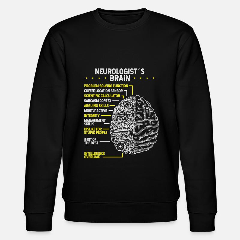 Neuroscience Neurologist Neurology Scientist - Stanley/Stella CHANGER Unisex Organic Sweatshirt - black