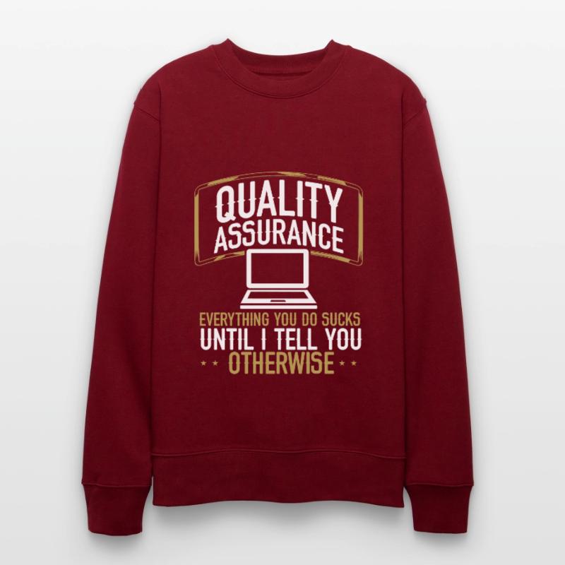 QA Engineering Code Testing Quality Assurance Stanley/Stella Unisex Bio-Sweatshirt CHANGER 