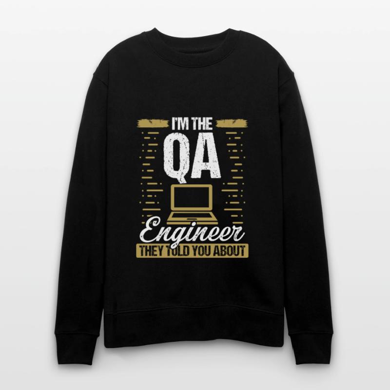 QA Engineering Code Quality Assurance Software Stanley/Stella Unisex Bio-Sweatshirt CHANGER 