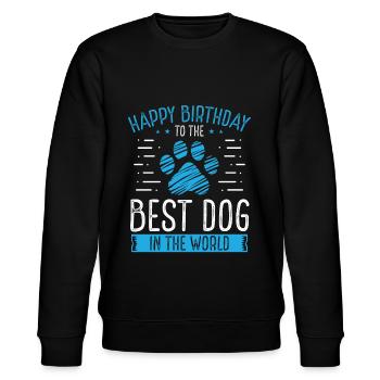 Idée d’anniversaire pour chien Maman Humour Chien Papa Anniversaire - Sweat bio CHANGER Stanley/Stella Unisexe - noir - Devant - Nik (191cm) & Marisol (170cm)