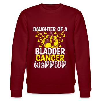 Mois de la sensibilisation au cancer de la vessie Fille - Sweat bio CHANGER Stanley/Stella Unisexe - bordeaux - Devant - Nik (191cm) & Marisol (170cm)