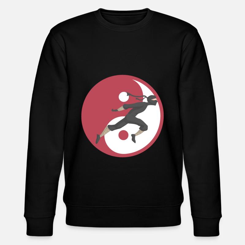 Ninja Yin Yang - Sweat bio CHANGER Stanley/Stella Unisexe - noir