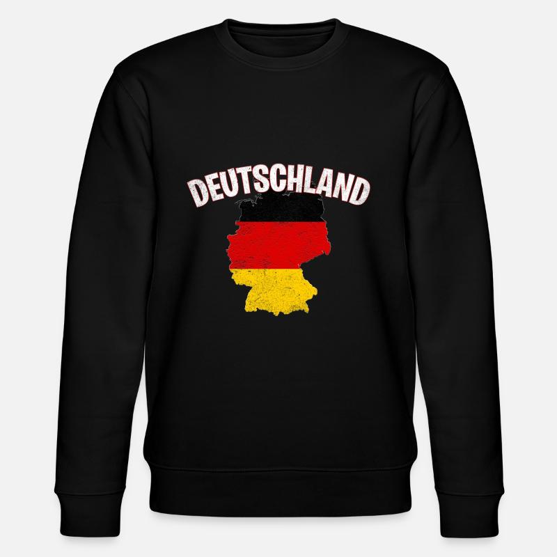 Deutschland - Stanley/Stella Unisex Bio-Sweatshirt CHANGER - Schwarz