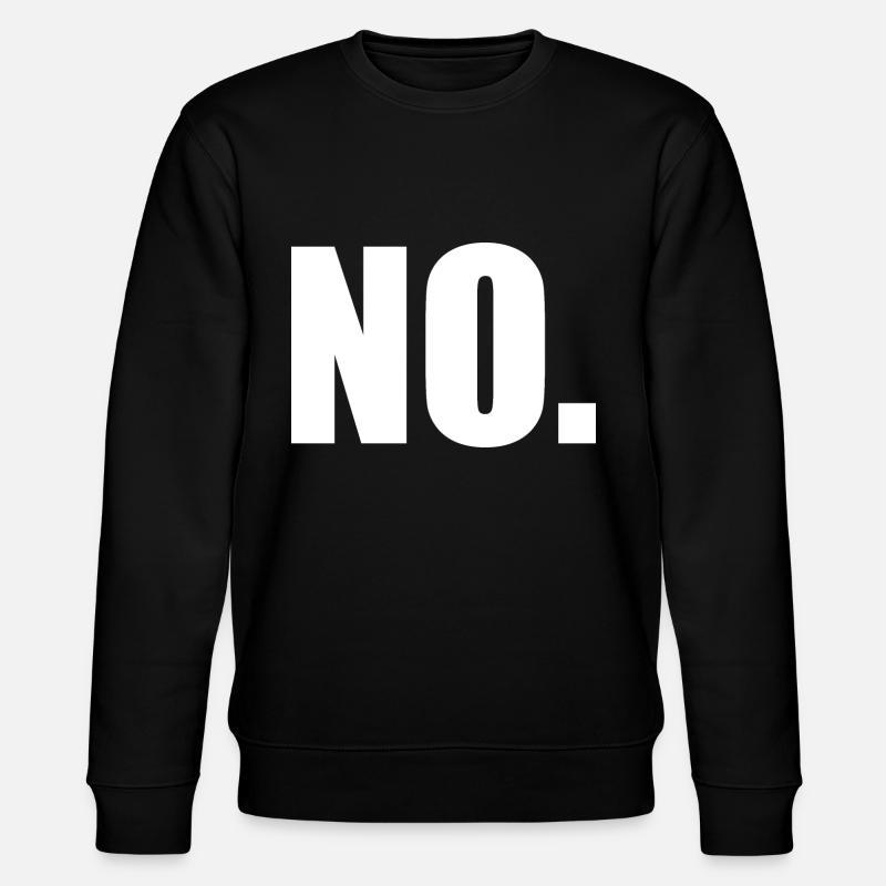 No - Stanley/Stella Unisex Bio-Sweatshirt CHANGER  - Schwarz
