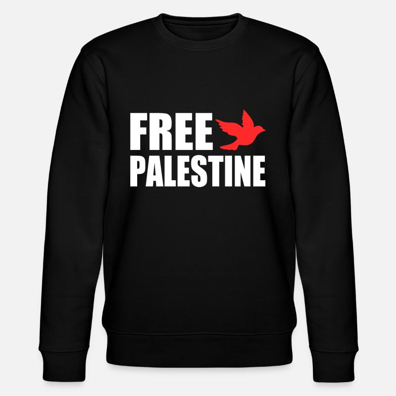 Free palestine - Sweat bio CHANGER Stanley/Stella Unisexe - noir
