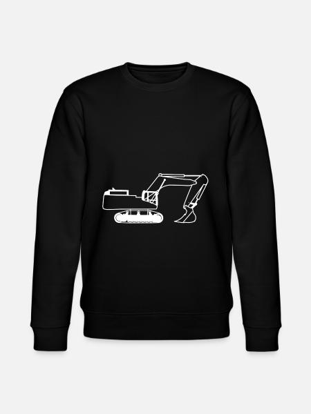 Excavator3 WH - Stanley/Stella CHANGER Unisex Organic Sweatshirt - black