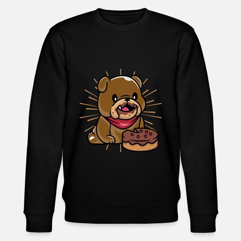 Hunde-Kuchen - Stanley/Stella Unisex Bio-Sweatshirt CHANGER  - Schwarz