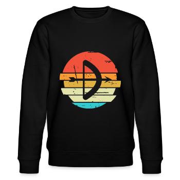 Archery Gift Saying Archery - Stanley/Stella CHANGER Unisex Organic Sweatshirt - black - Front - Nik (191cm) & Marisol (170cm)
