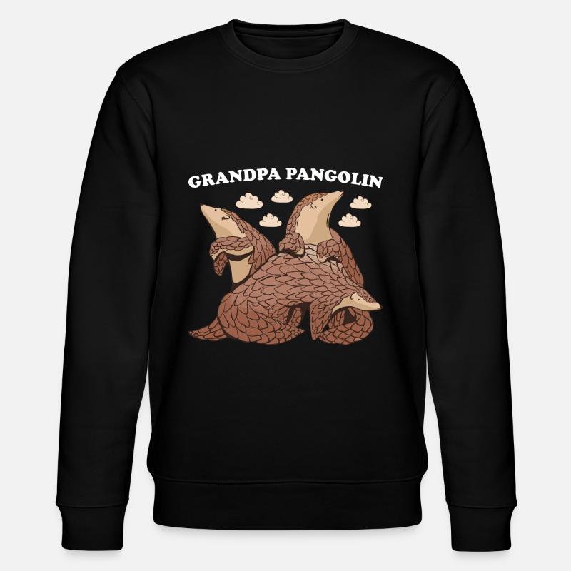 Grand-père Pangolin - Sweat bio CHANGER Stanley/Stella Unisexe - noir