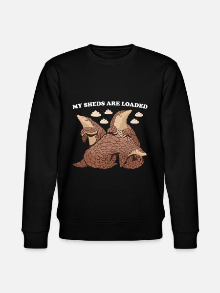 My Sheds Are Loaded Pangolin - Stanley/Stella CHANGER Unisex Organic Sweatshirt - black