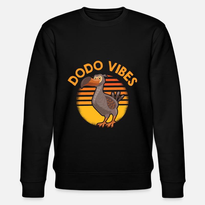 Dodo Mauritius Bird Dronte - Stanley/Stella CHANGER Unisex Organic Sweatshirt - black