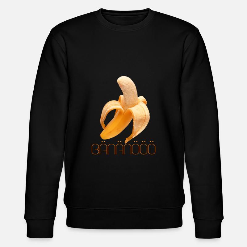 banane - Sweat bio CHANGER Stanley/Stella Unisexe - noir