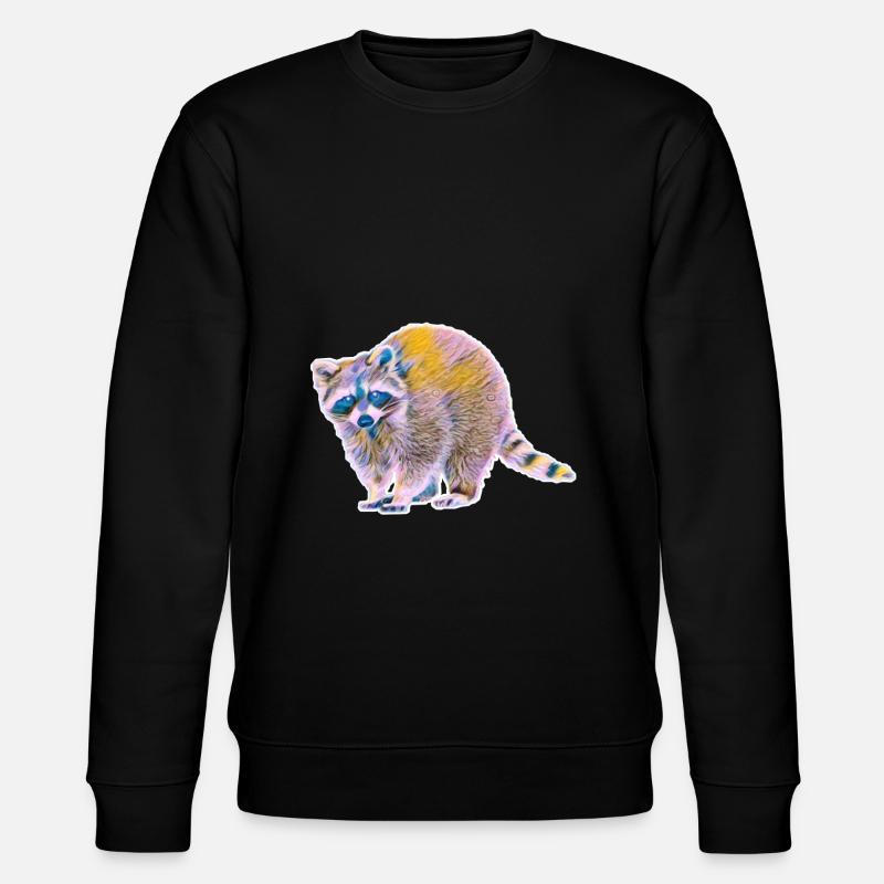 raton laveur - Sweat bio CHANGER Stanley/Stella Unisexe - noir