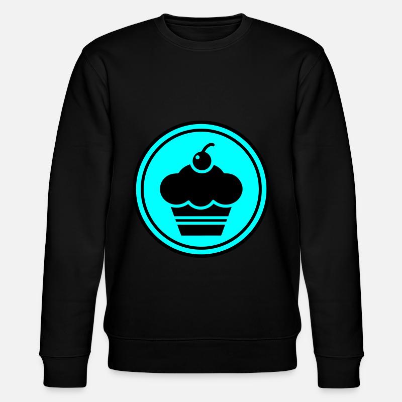 Muffin Silhouette Kreis - Stanley/Stella Unisex Bio-Sweatshirt CHANGER - Schwarz