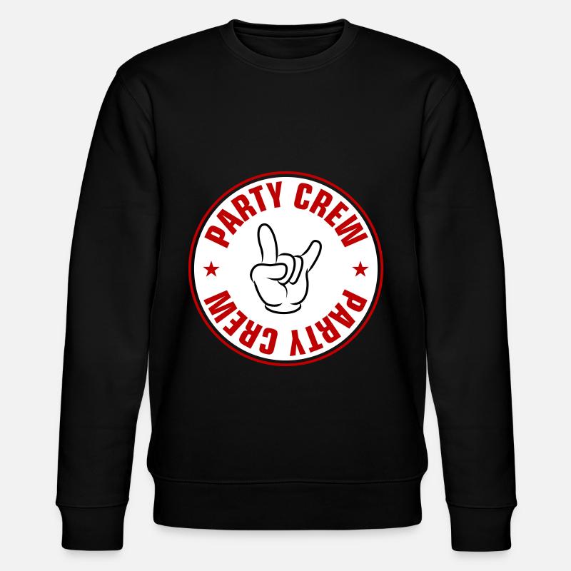 Party Team - Stanley/Stella Unisex Bio-Sweatshirt CHANGER  - Schwarz