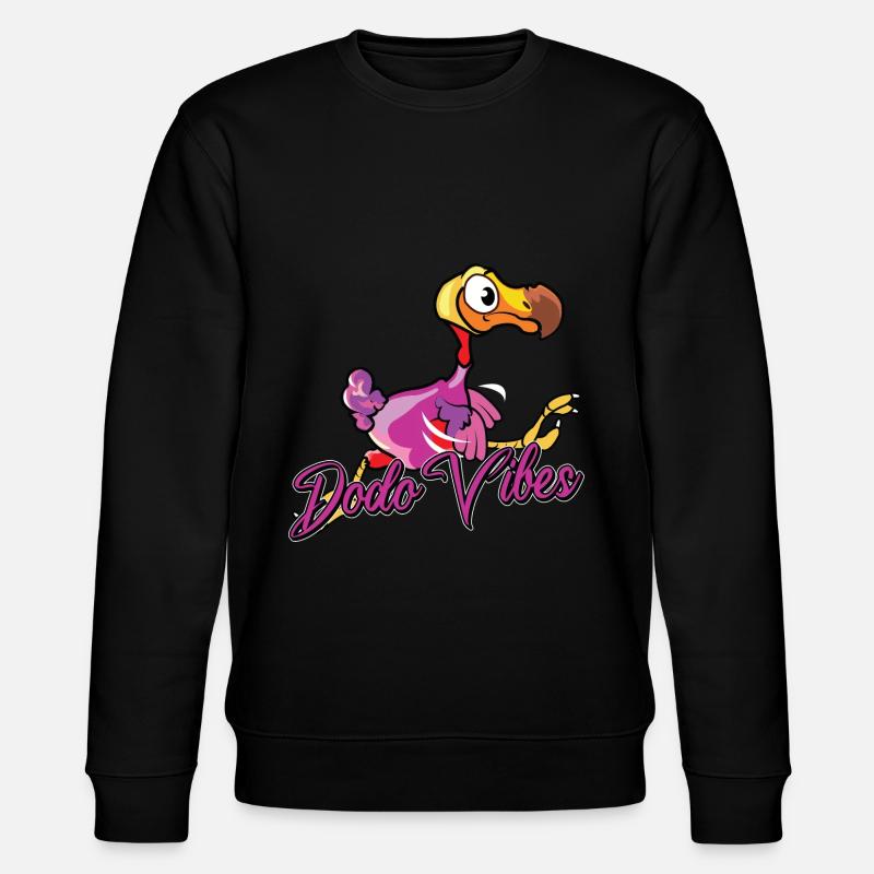 Dodo Mauritius Vogel Dronte - Stanley/Stella Unisex Bio-Sweatshirt CHANGER  - Schwarz