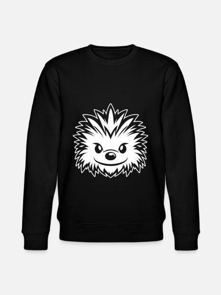 Igel Comic - Stanley/Stella Unisex Bio-Sweatshirt CHANGER  - Schwarz
