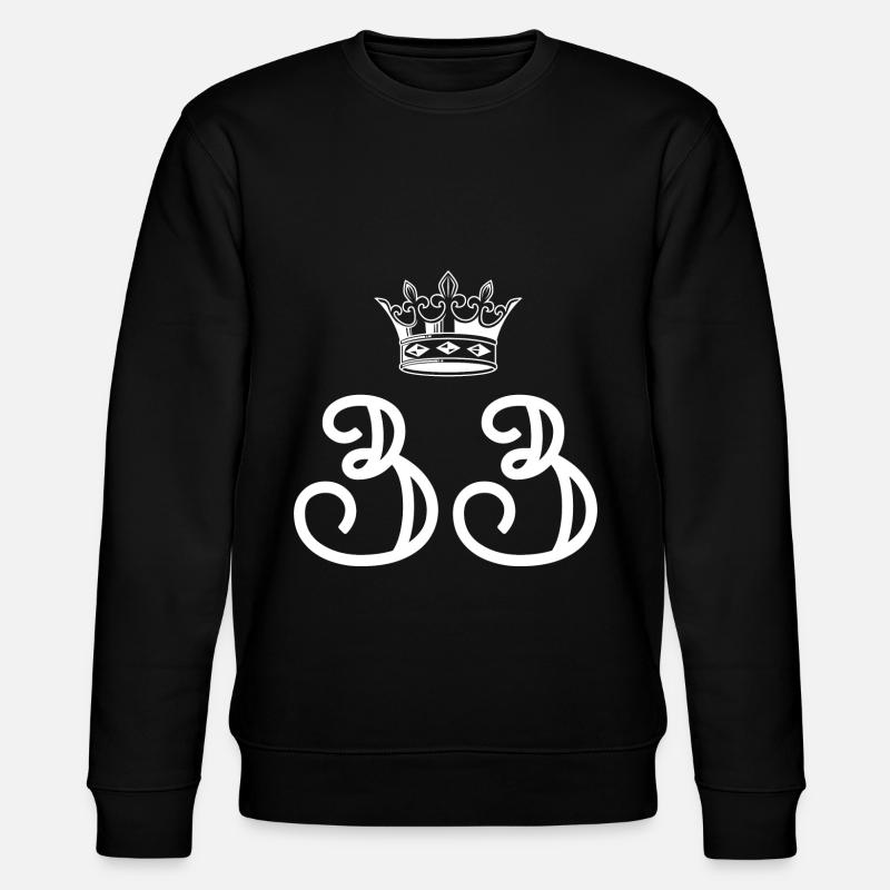 33 Couronne numérique - Sweat bio CHANGER Stanley/Stella Unisexe - noir