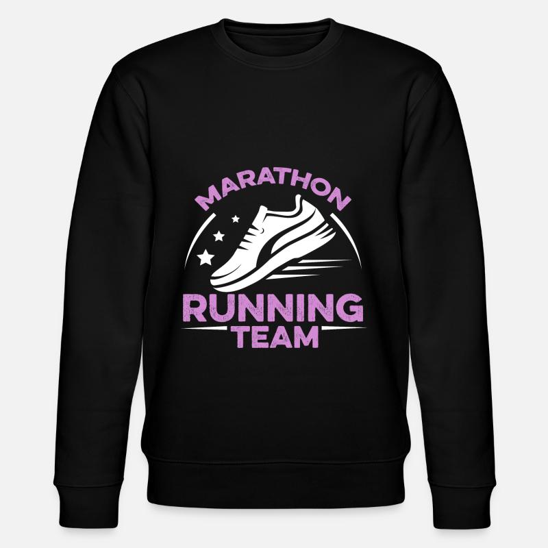 marathon running team - Stanley/Stella Unisex Bio-Sweatshirt CHANGER  - Schwarz