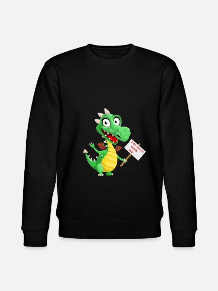 Good mood Dragon - Stanley/Stella CHANGER Unisex Organic Sweatshirt - black