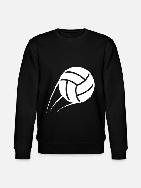 Volleyball symbol - Stanley/Stella CHANGER Unisex Organic Sweatshirt - black