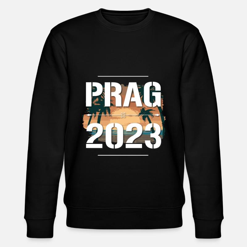 Prag 2023 - Stanley/Stella Unisex Bio-Sweatshirt CHANGER  - Schwarz