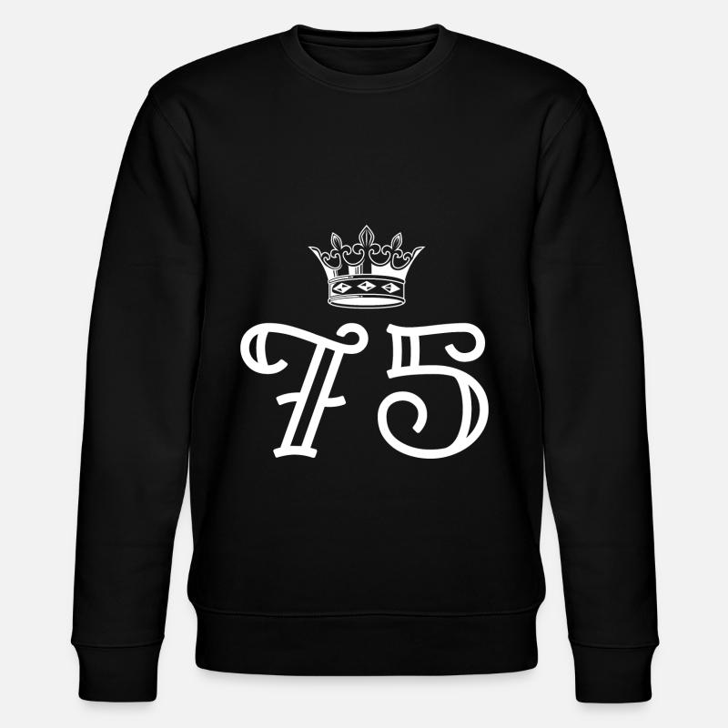 75 Couronne numérique - Sweat bio CHANGER Stanley/Stella Unisexe - noir