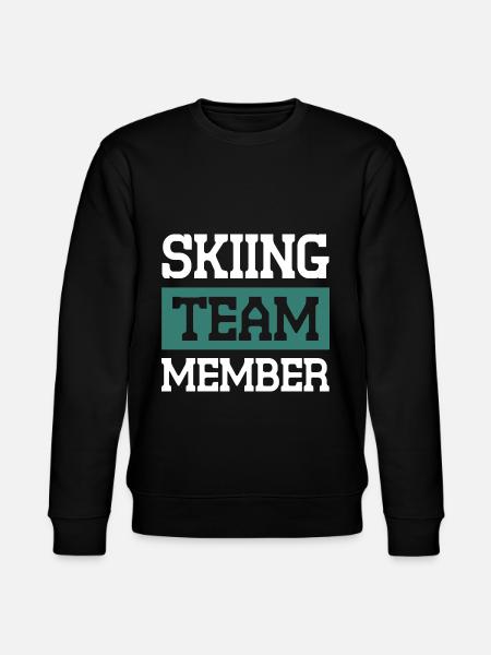 Skiing Team - Stanley/Stella Unisex Bio-Sweatshirt CHANGER  - Schwarz