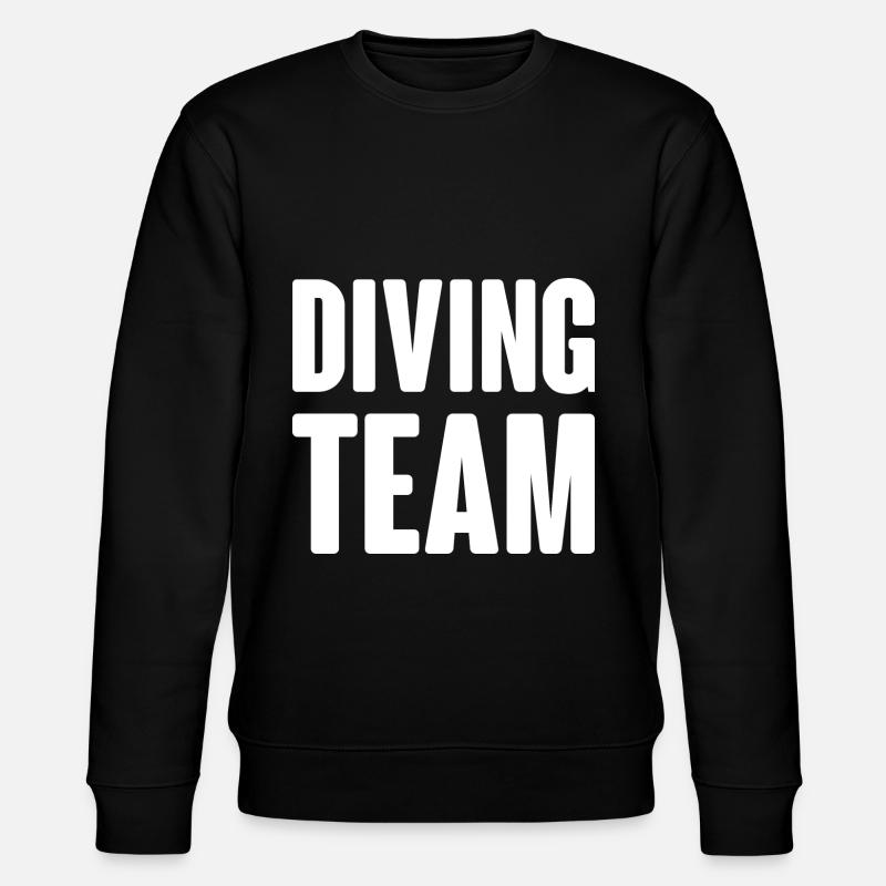 Diving Team - Stanley/Stella Unisex Bio-Sweatshirt CHANGER  - Schwarz