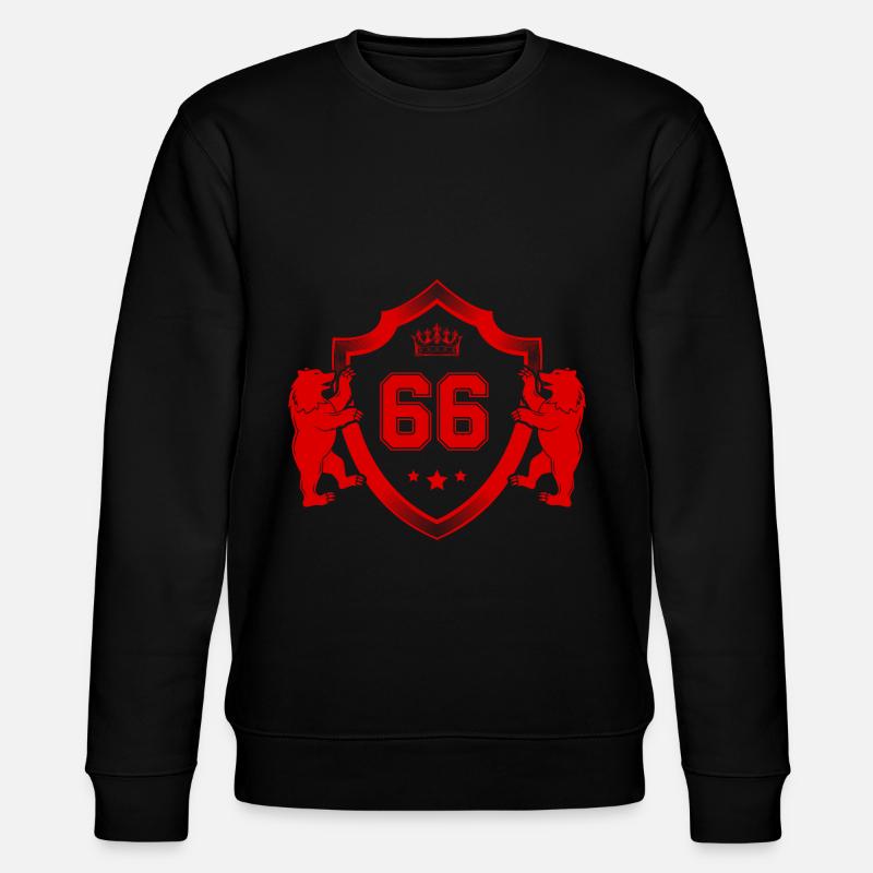 66 Numéro Armoiries - Sweat bio CHANGER Stanley/Stella Unisexe - noir