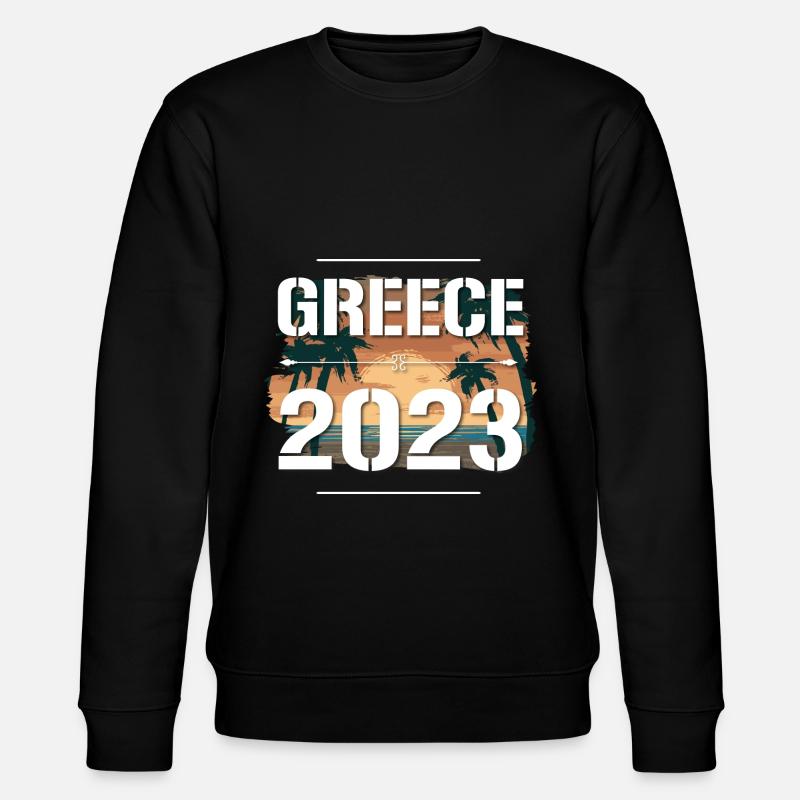 Greece 2023 - Stanley/Stella Unisex Bio-Sweatshirt CHANGER  - Schwarz