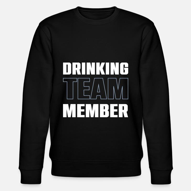 Drinking Team - Stanley/Stella CHANGER Unisex Organic Sweatshirt - black