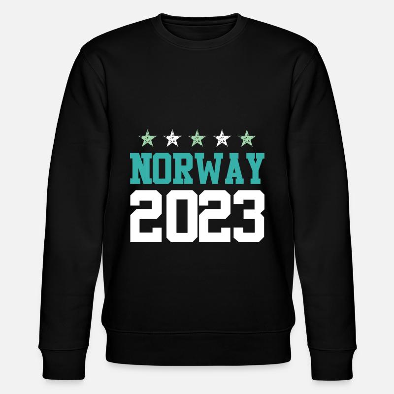 Norway 2023 - Stanley/Stella Unisex Bio-Sweatshirt CHANGER  - Schwarz