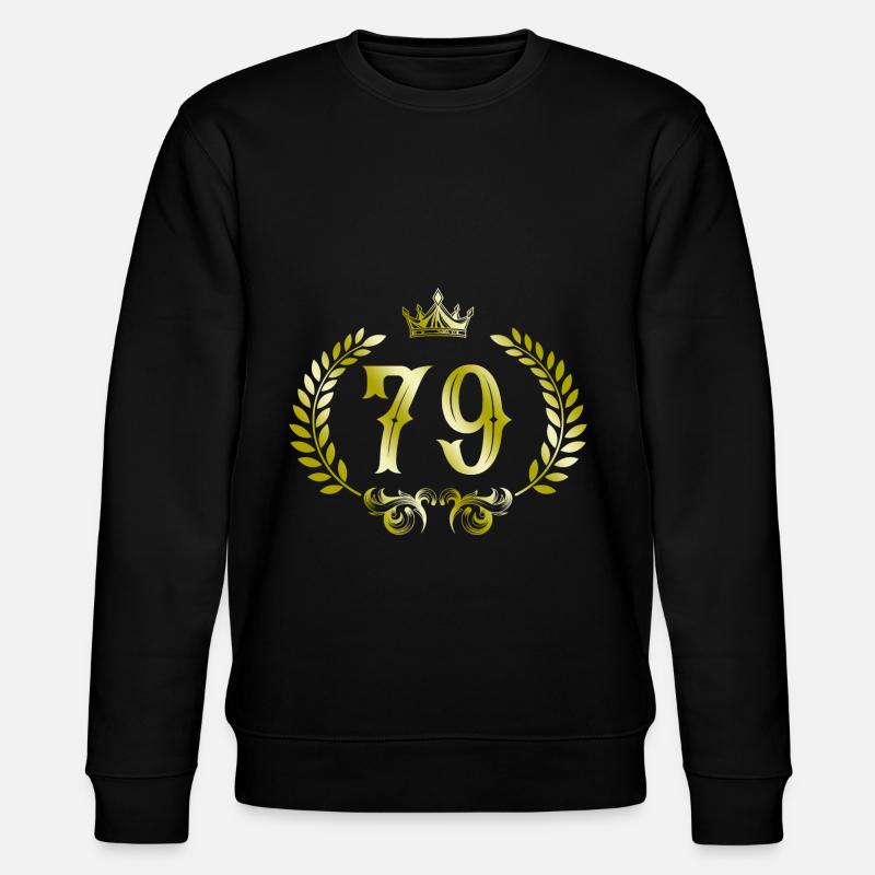 79 Couronne numérique - Sweat bio CHANGER Stanley/Stella Unisexe - noir