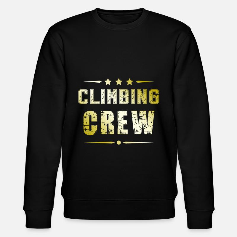 Climbing Crew - Stanley/Stella CHANGER Unisex Organic Sweatshirt - black