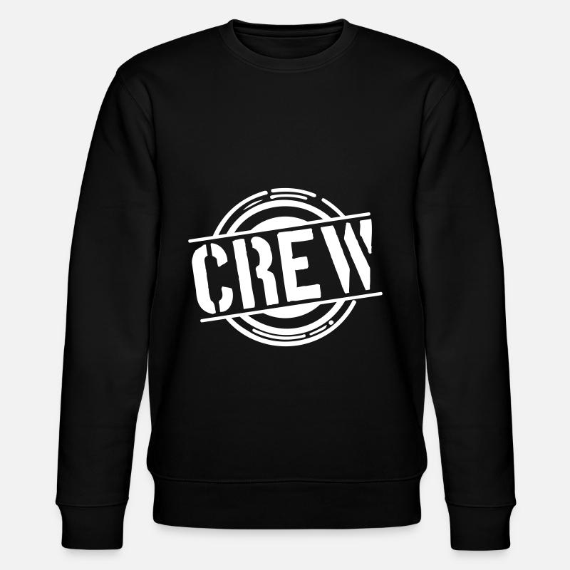 Crew Stempel - Stanley/Stella Unisex Bio-Sweatshirt CHANGER  - Schwarz