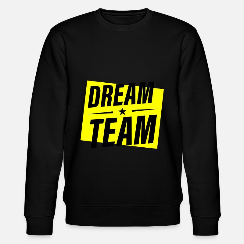 Dream Team - Stanley/Stella Unisex Bio-Sweatshirt CHANGER  - Schwarz