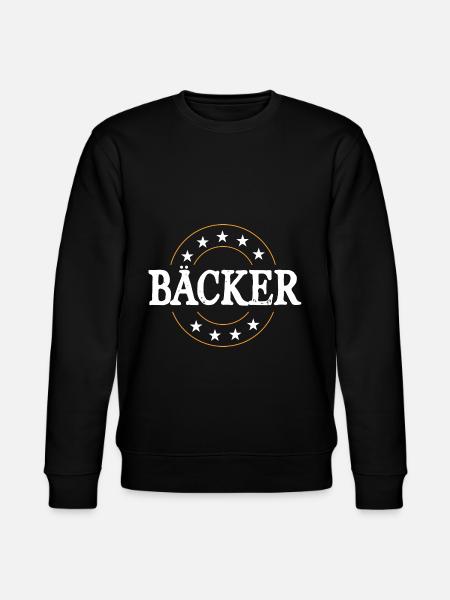 Bäcker Beruf - Stanley/Stella Unisex Bio-Sweatshirt CHANGER  - Schwarz