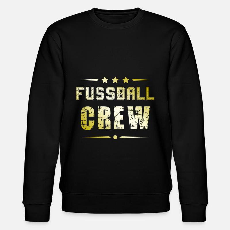 Fussball Crew - Stanley/Stella Unisex Bio-Sweatshirt CHANGER  - Schwarz
