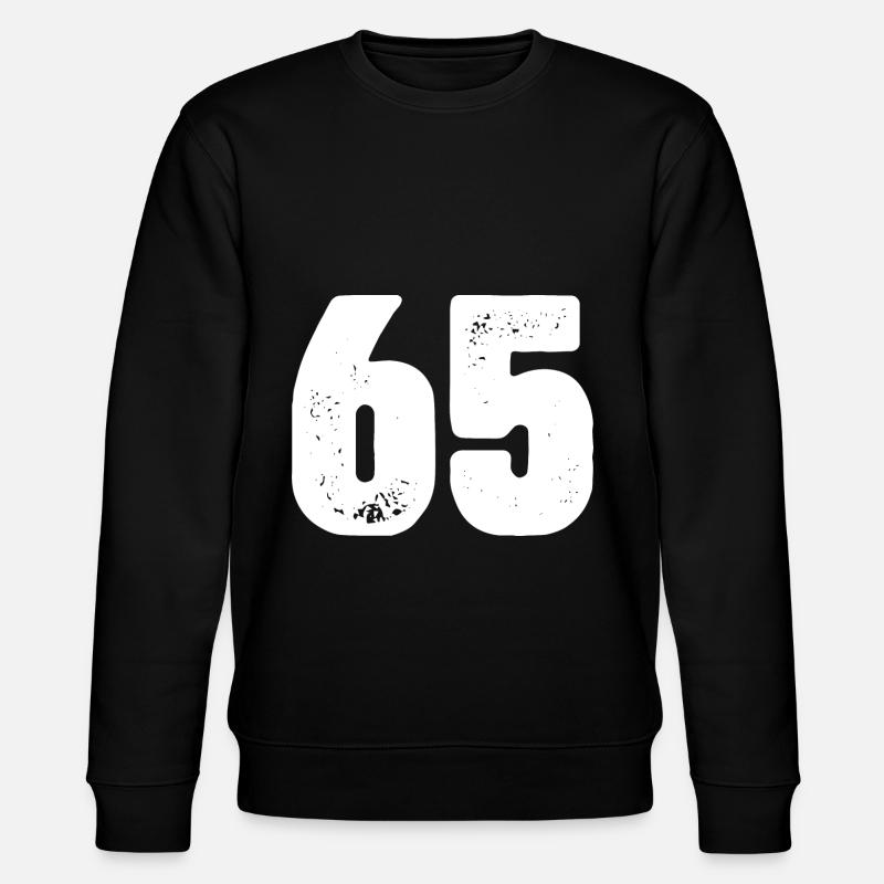 65 Maillot numéro - Sweat bio CHANGER Stanley/Stella Unisexe - noir