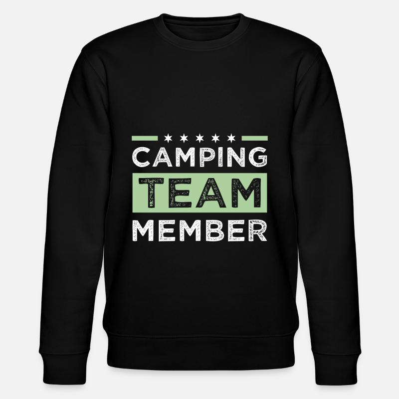 Camping Team - Stanley/Stella CHANGER Unisex Organic Sweatshirt - black