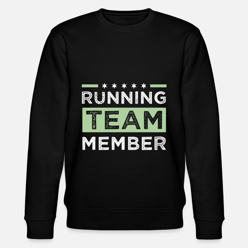 Running Team - Stanley/Stella Unisex Bio-Sweatshirt CHANGER  - Schwarz