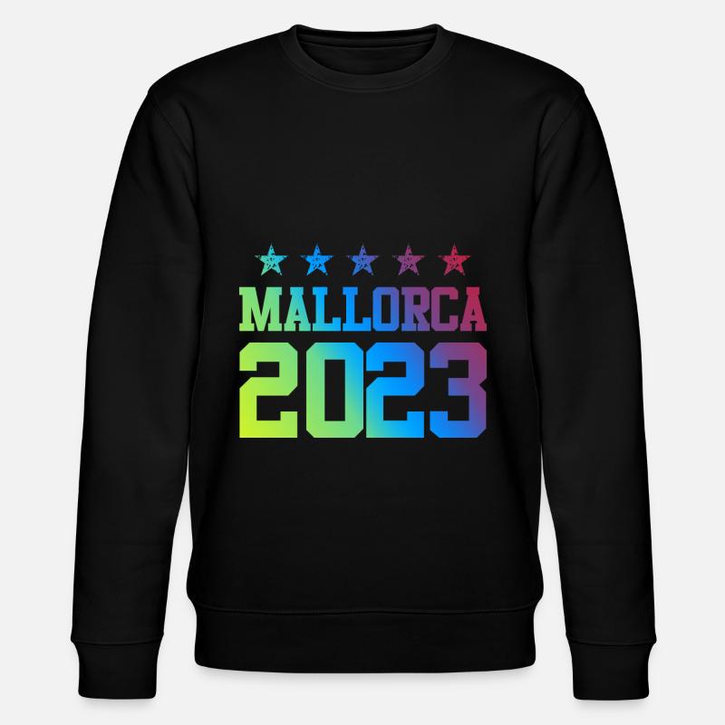 Mallorca 2023 - Stanley/Stella Unisex Bio-Sweatshirt CHANGER  - Schwarz